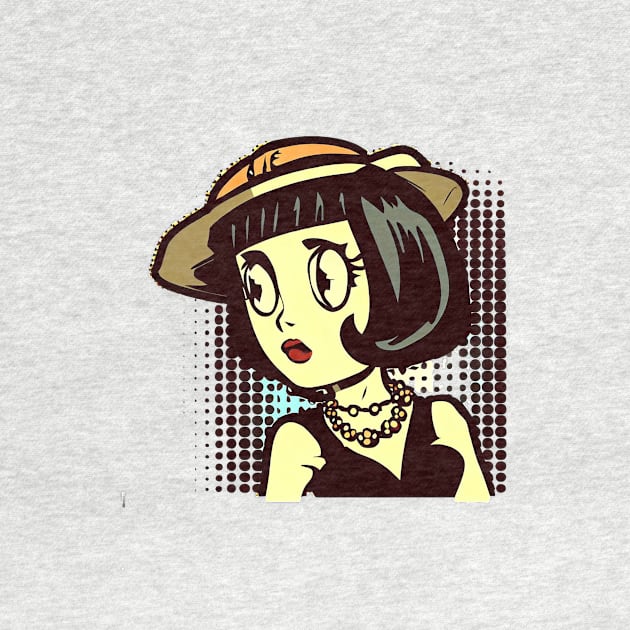 Vintage Vixen - Cartoon 20s Girl by Vish artd